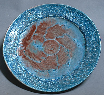 blue plate